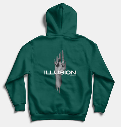 Illusion Back Printed Hoodie