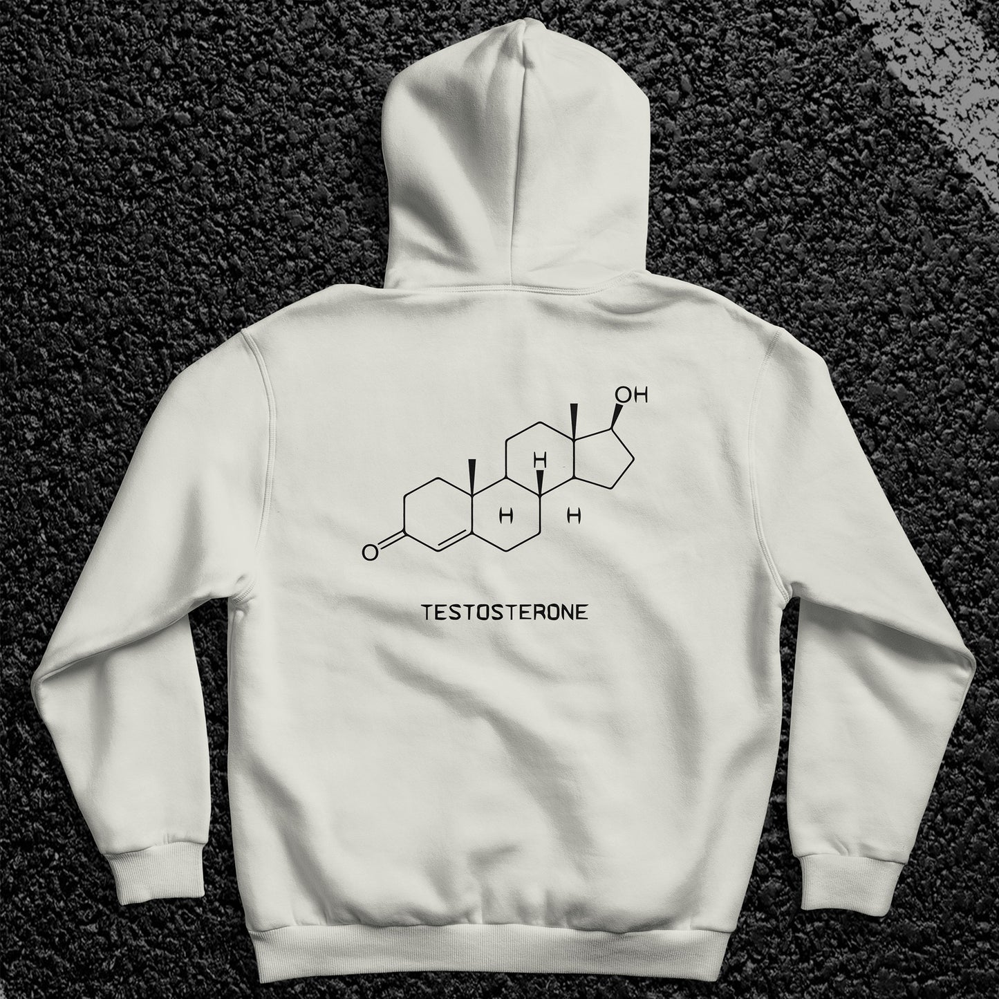 Testosterone Back Printed Hoodie