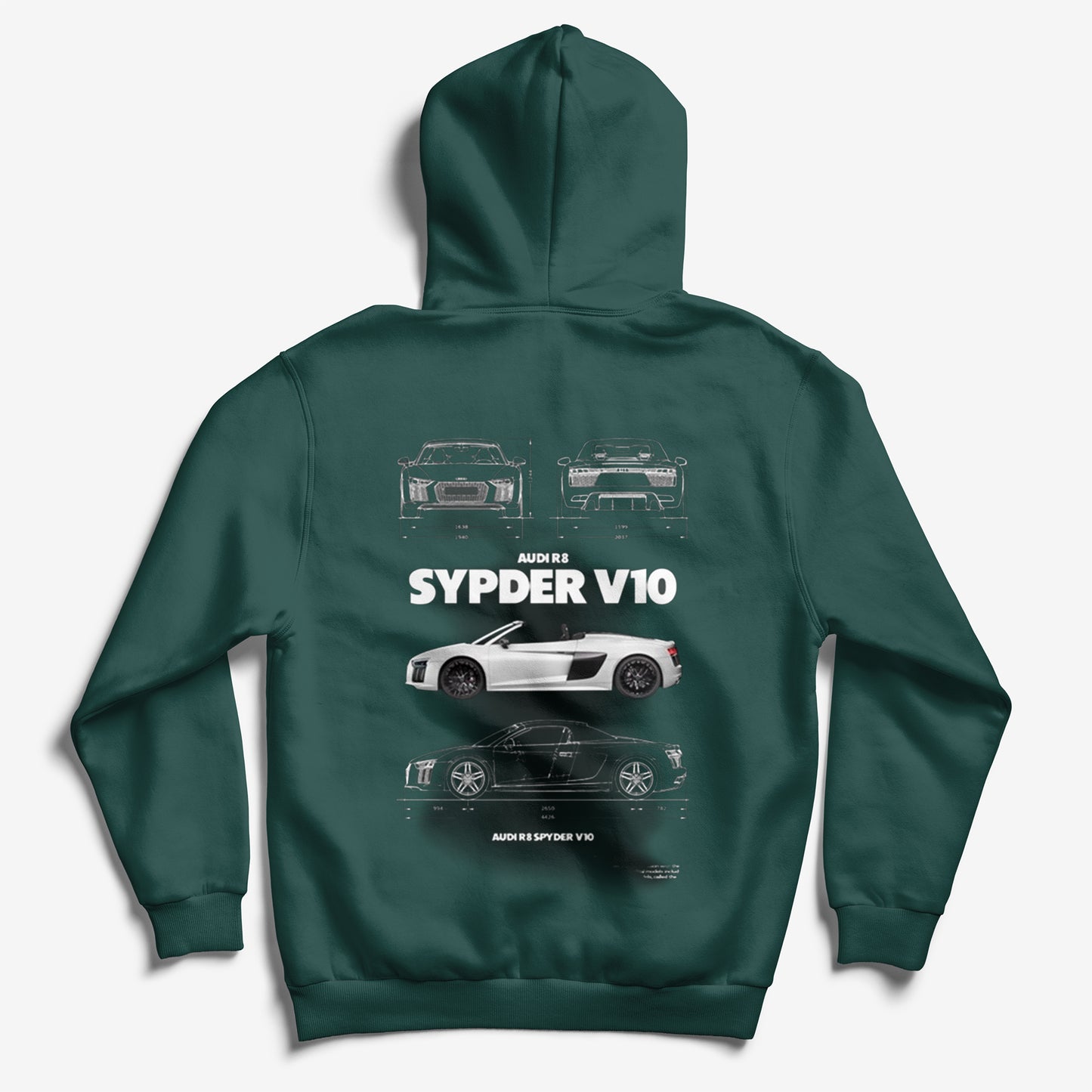 "Spyder V10" Printed Hoodie