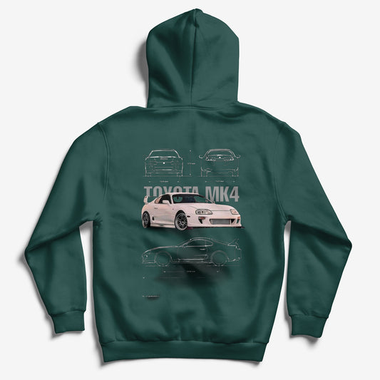 "Toyota MK 4" Printed Hoodie